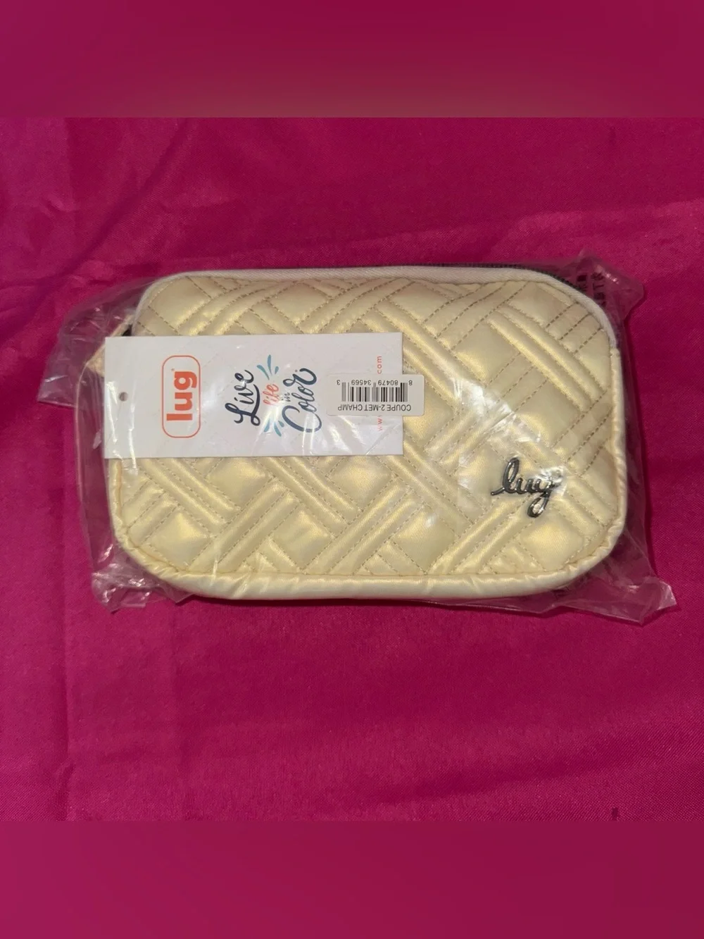 Lug Cross Body Bag *BRAND NEW* / Pink Crossbody Bag / Cream Crossbody Bag